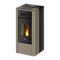 River Idro 18 Idrotech Metallo Light Bronze Stufa a Pellet 17,7 Kw Idro CADEL