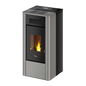River Idro 24 Idrotech Metallo Titanium Stufa a Pellet 24,2 Kw Idro CADEL