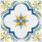 Antiche Riggiole Napoletane Santa Chiara 34x34 Savoia Italia