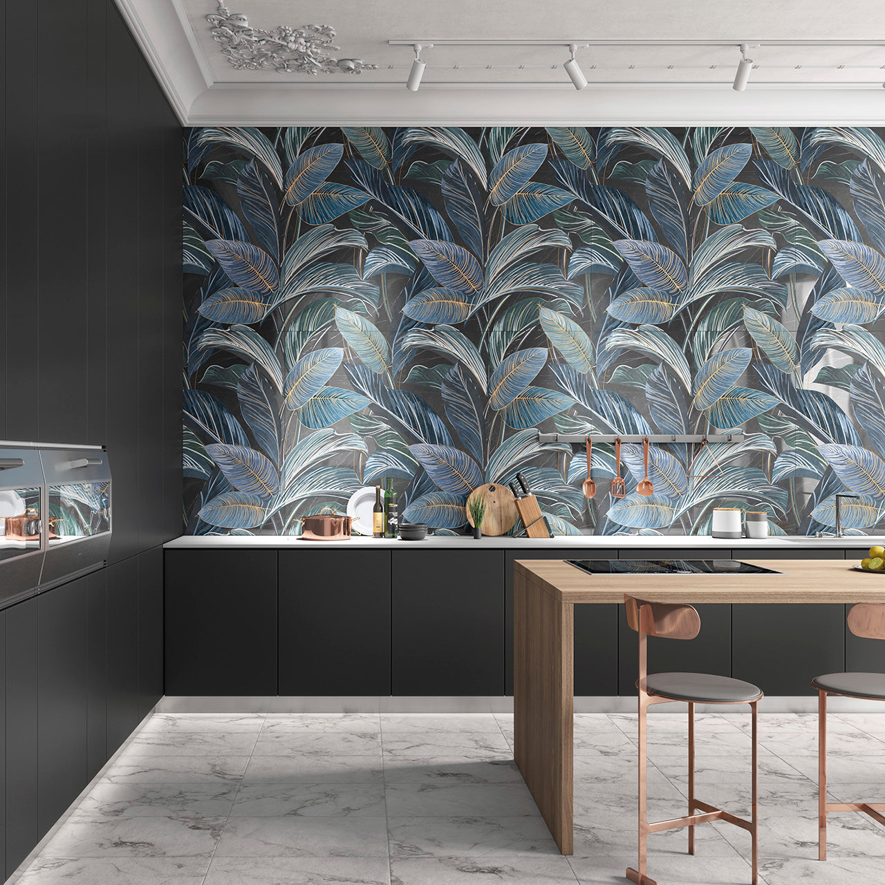 Showall W06 Black Leaf 120x120 Serenissima Cir