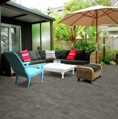 Rocks Grigio 30X60 Bordo Nat. Antislip R11 Savoia Italia