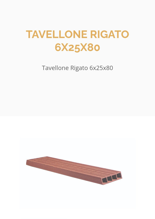 Tavellone 80x25x6 Fbm