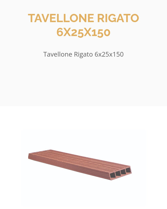 Tavellone 150x25x6 Fbm