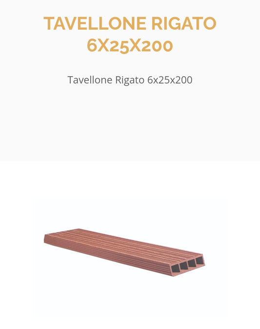 Tavellone 200x25x6 Fbm