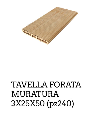 Tavellina 3x25x50 Cotto Cusimano