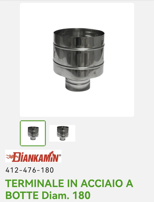 Steel Barrel Terminal Diam.180