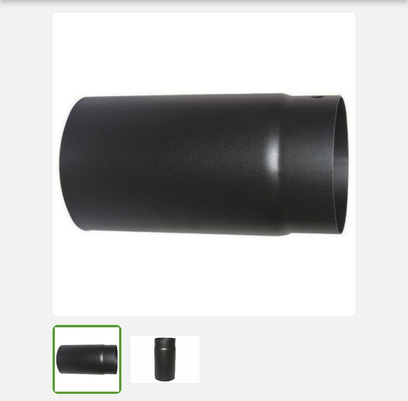 Tubo Inox Nero Dm.130 Mt. 0,50 Stabile