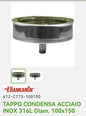 Steel condensation cap DP 100-150