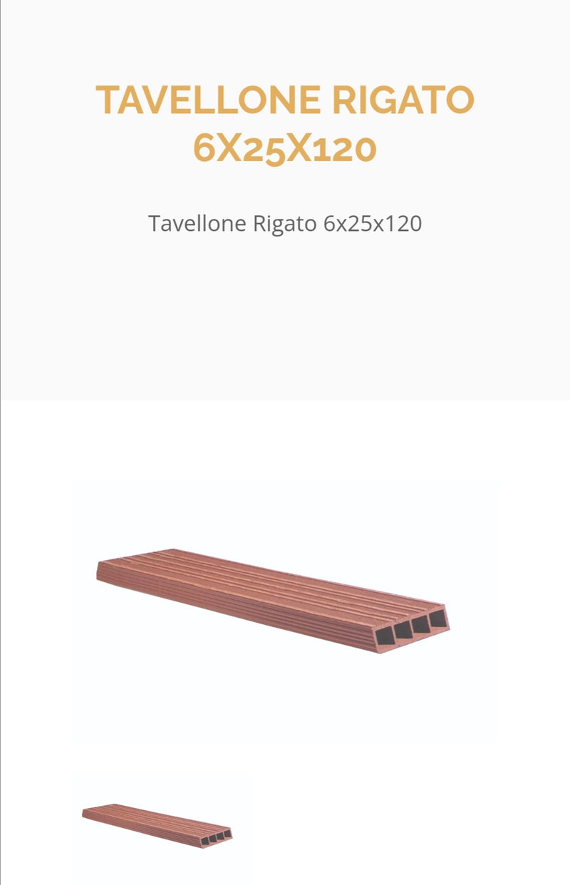 Tavellone 120x25x6 Fbm