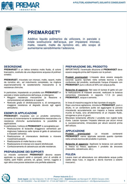 Premarget Aggrappante kg 5 Premar