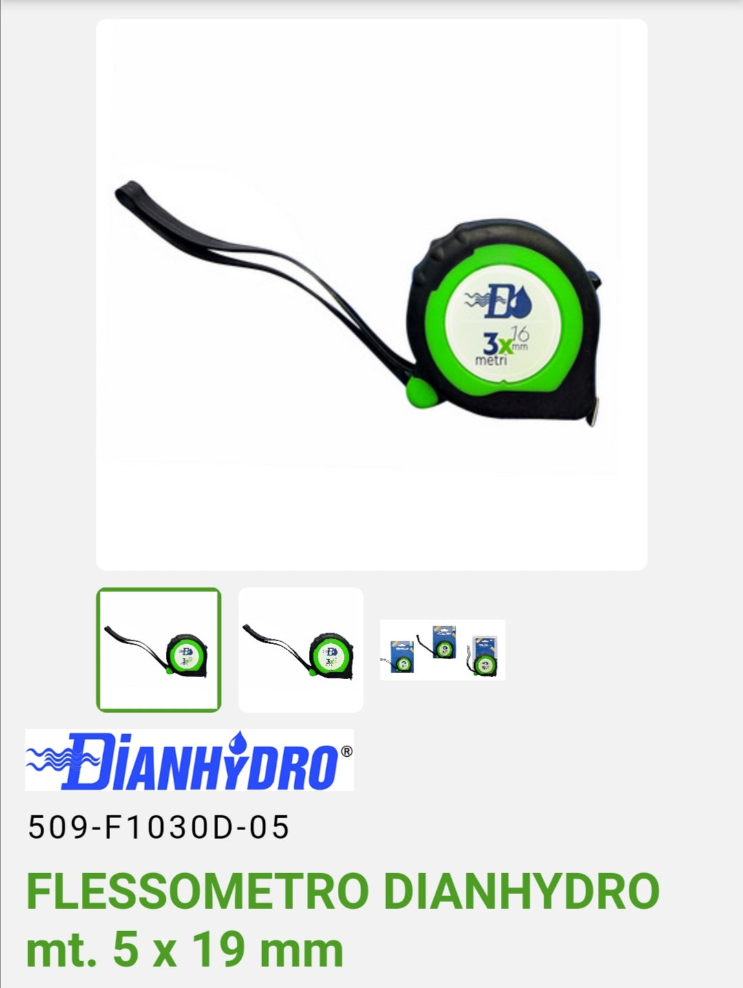 Mt 5 Dianhydro tape measure