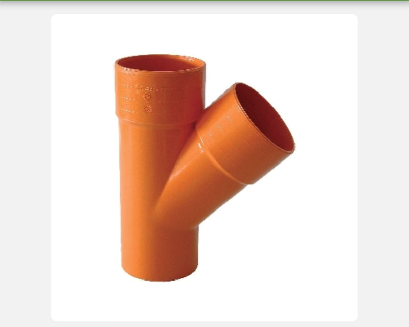 45° PVC branch Dm.160