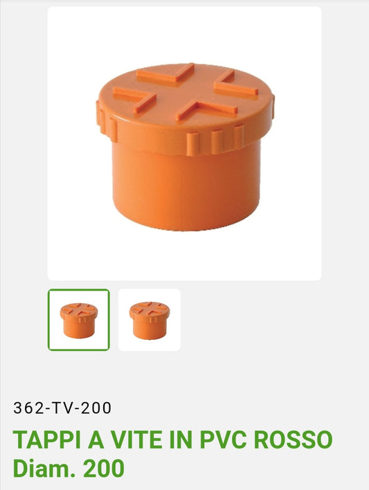 PVC Screw Cap Dm.200