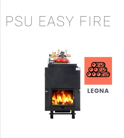 Wood-burning fireplace Mod. Psu Easy Fire Kcal 24,000 Eta