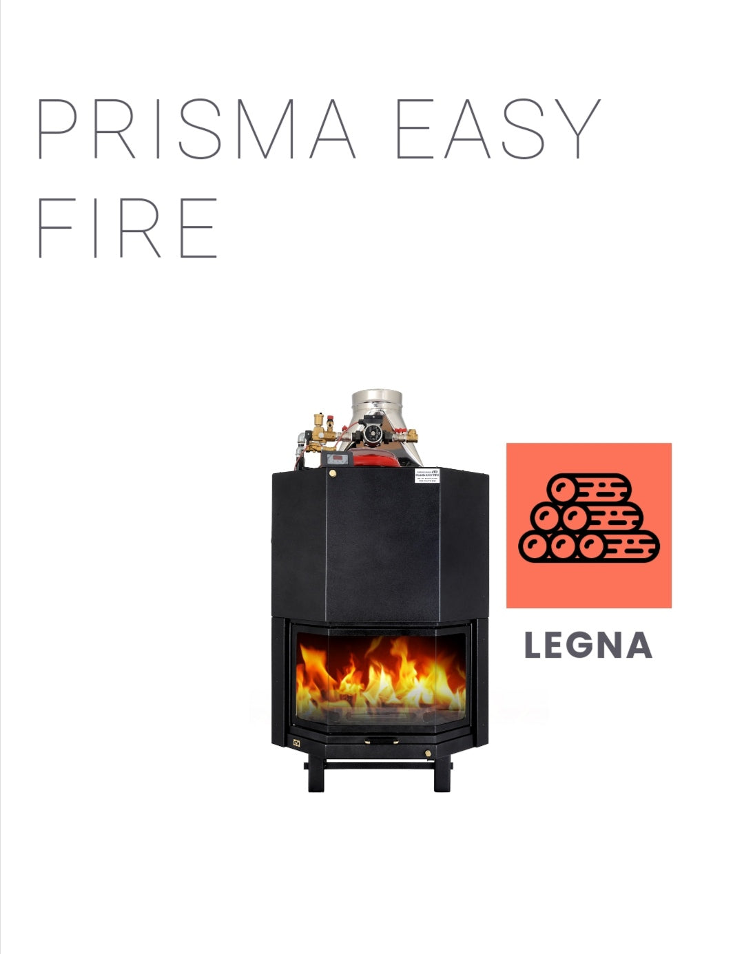 Cheminée à bois modèle Prisma Easy Fire Kcal 24 000 Eta