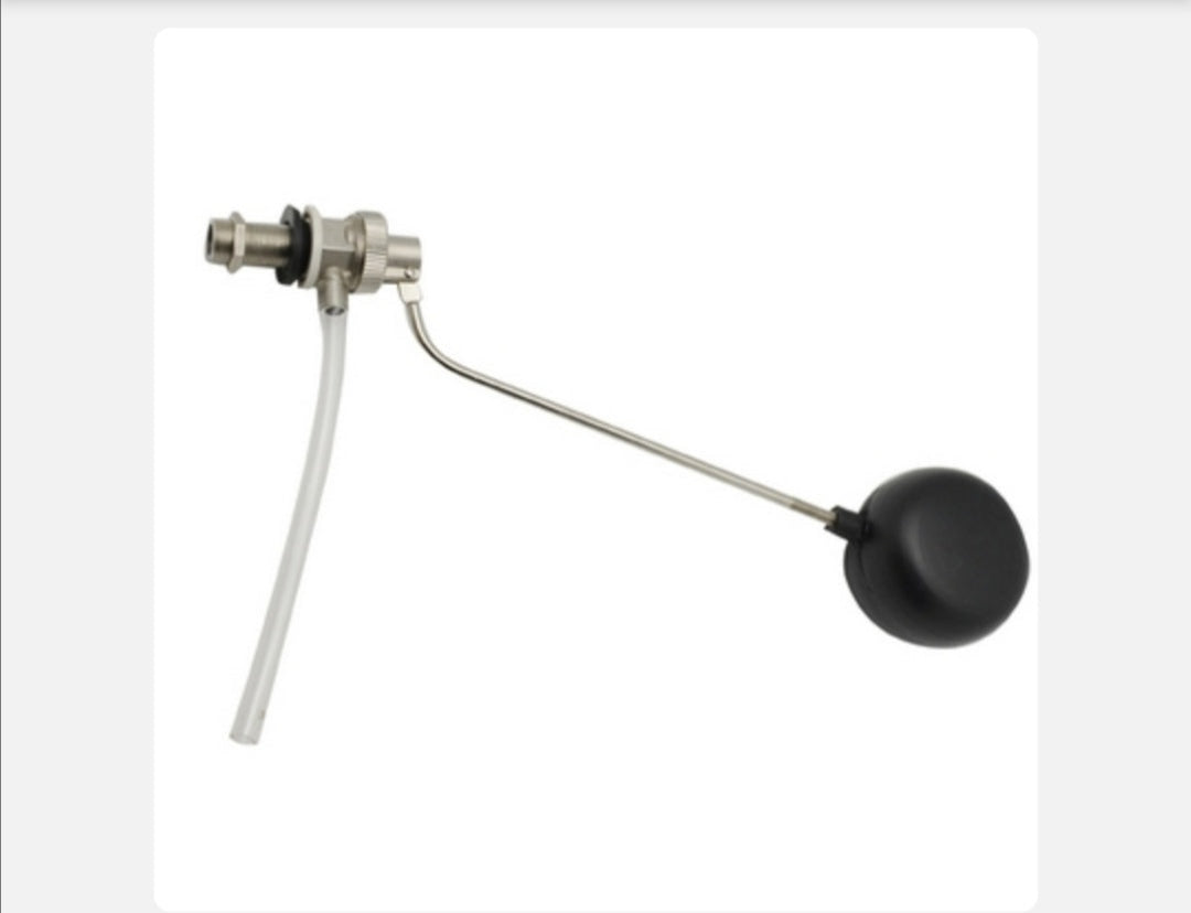 Rubinetto A Galleggiante RAMBO 3/8 - Ottone, Codolo Lungo, Attacco Laterale Per Cassette WC