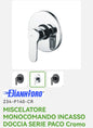 Single lever Inc. Shower Paco Chrome DianHydro