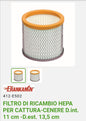 Replacement Filter for Ash Capture