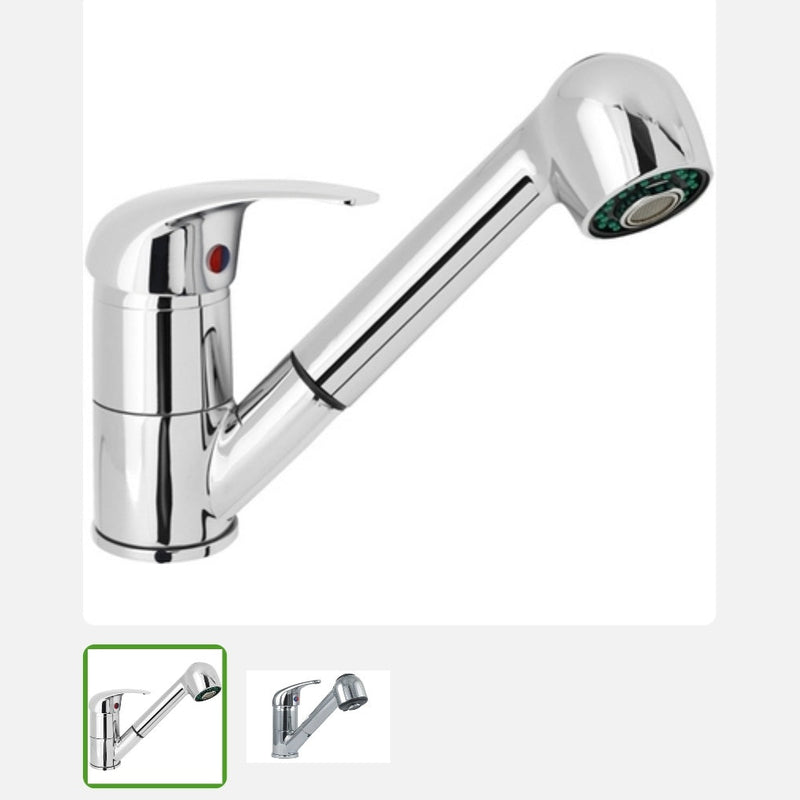 Monocomando Lavello con Doccetta Estraibile Cromo Dianflex