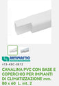 Canalina Pvc C/Base è Coperchio   80x60 Mt. 2