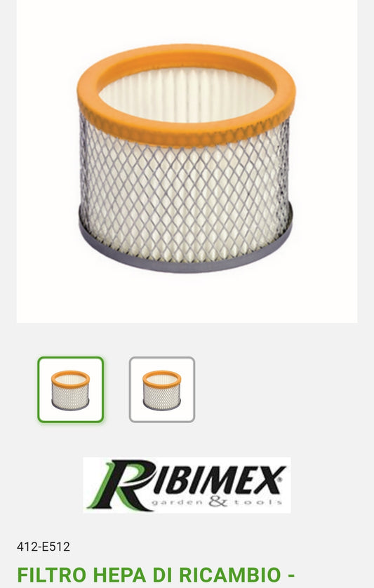 Filtre de remplacement pour aspirateur à cendres Dianflex