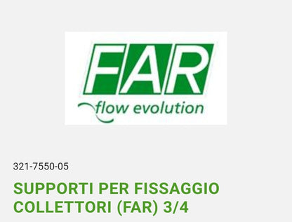 Supporti x Fissaggio Collettori 3/4 FAR