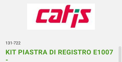 Kit Piastra di Registro E1007 Catis