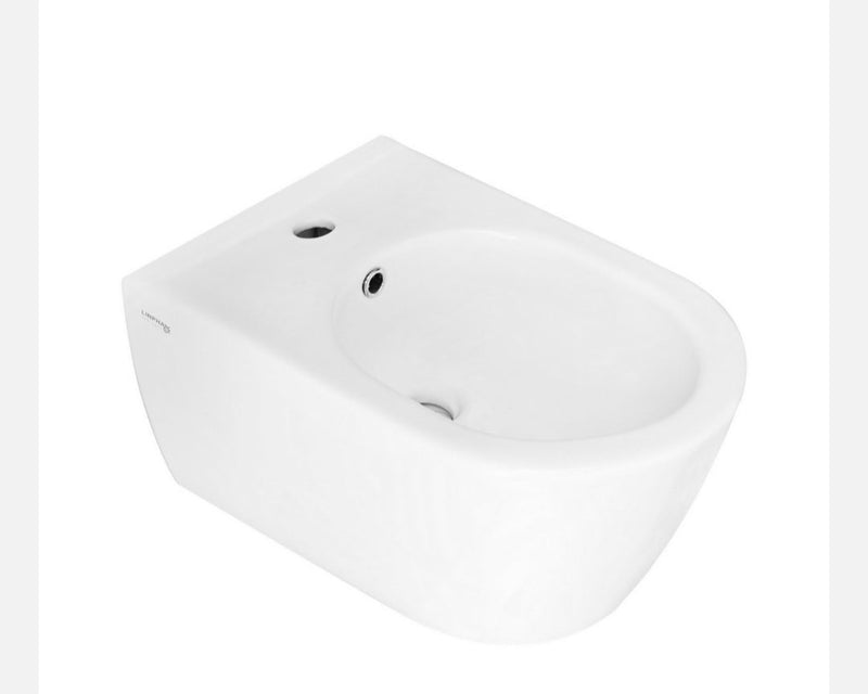 Bidet Sospeso Greta Bianco Erogazione Rubinetto Linpha