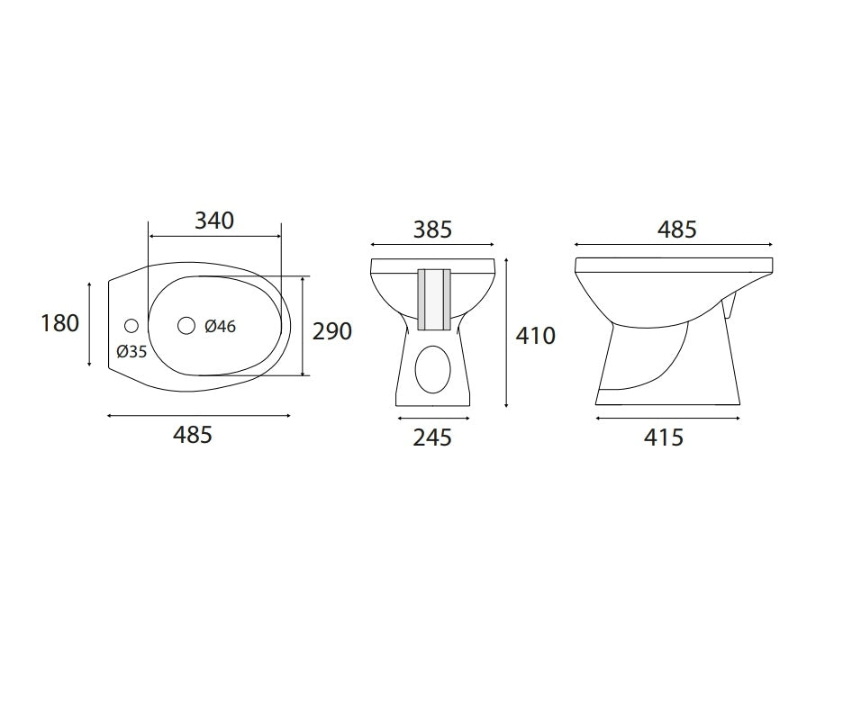 Bidet Joker Erogazione Rubinetto Linpha