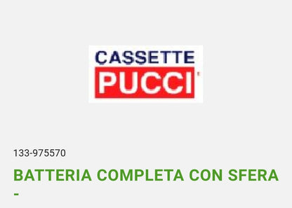 Batteria Completa con Sfera Pucci