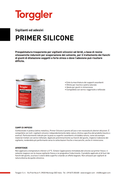 Primer Silicone 0,5 LT Torggler