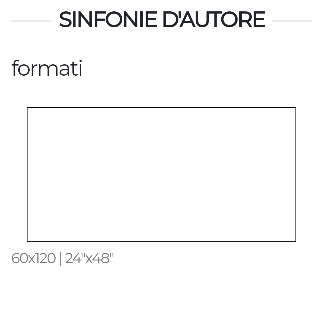 Sinfonie D'Autore 60x120 Morricone Ceramica Euro