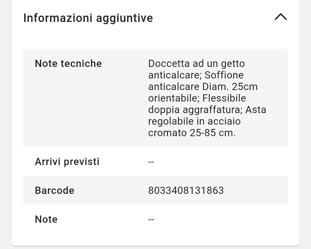 Colonna Doccia Acciaio Cromo Mix Square Metaform