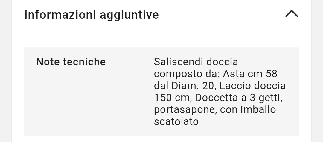 Saliscendi Doccia Gemelli