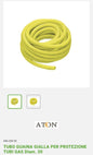 Yellow gas sheath hose dm.30