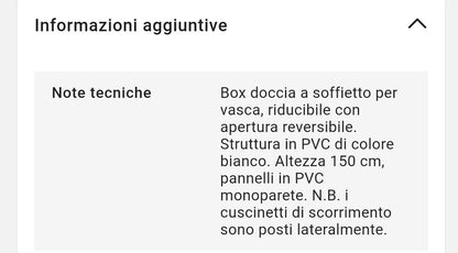 Box Vasca Soffietto 2 Lati Mery Lux