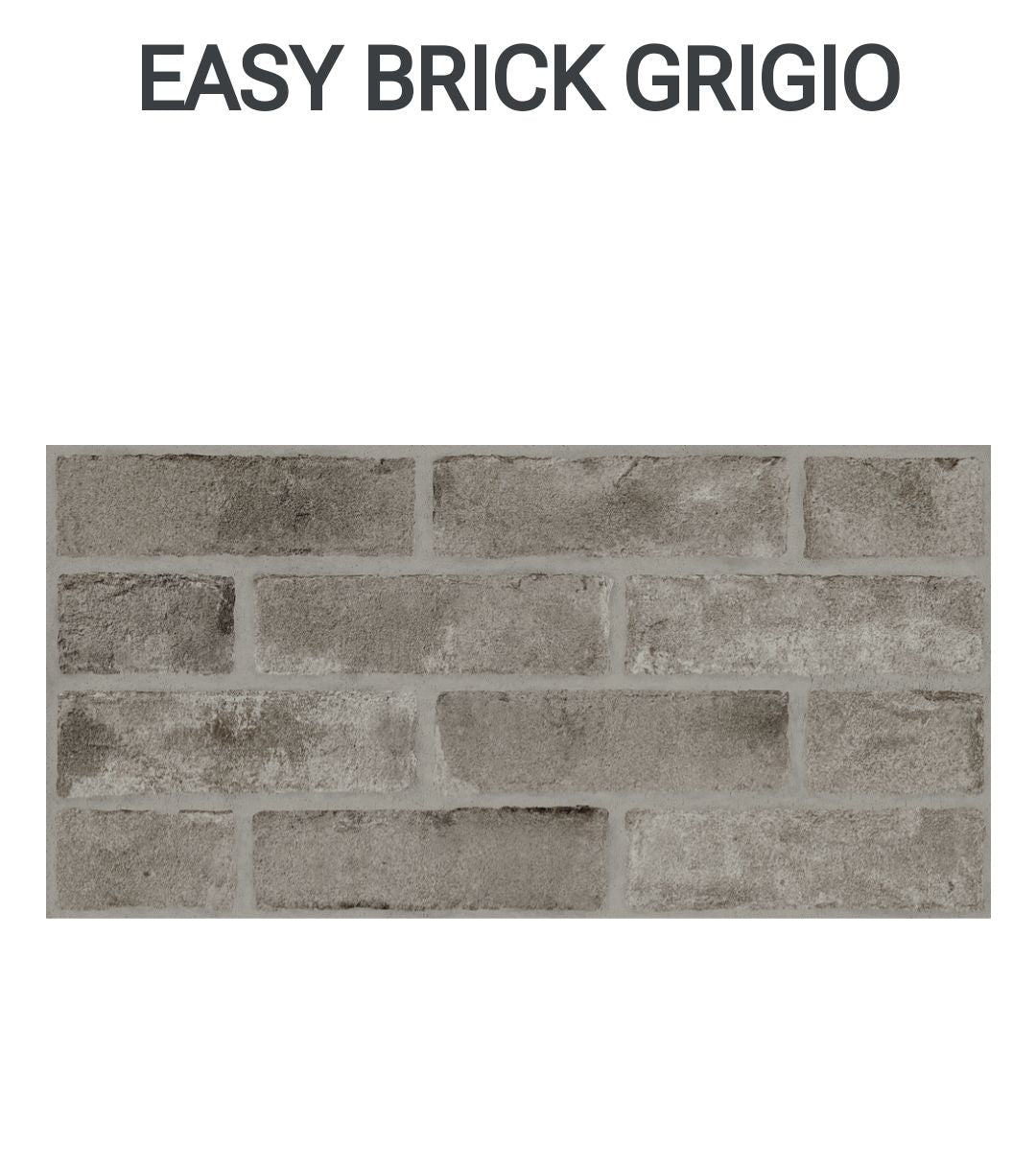 Piastrella Easy Brick Grigio 30×60 cm Savoia Italia