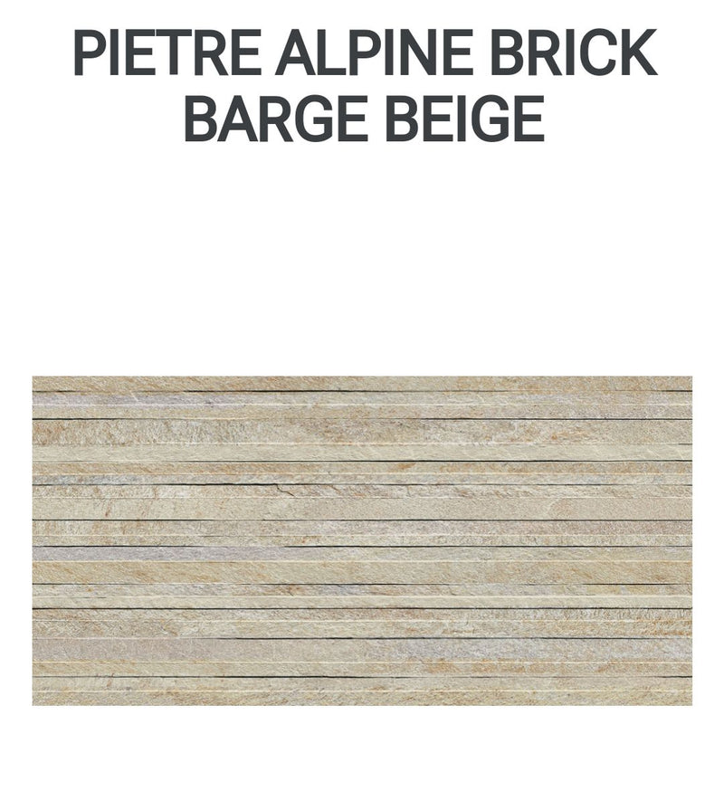 Brick Beige Pietre Alpine 30x60 Savoia