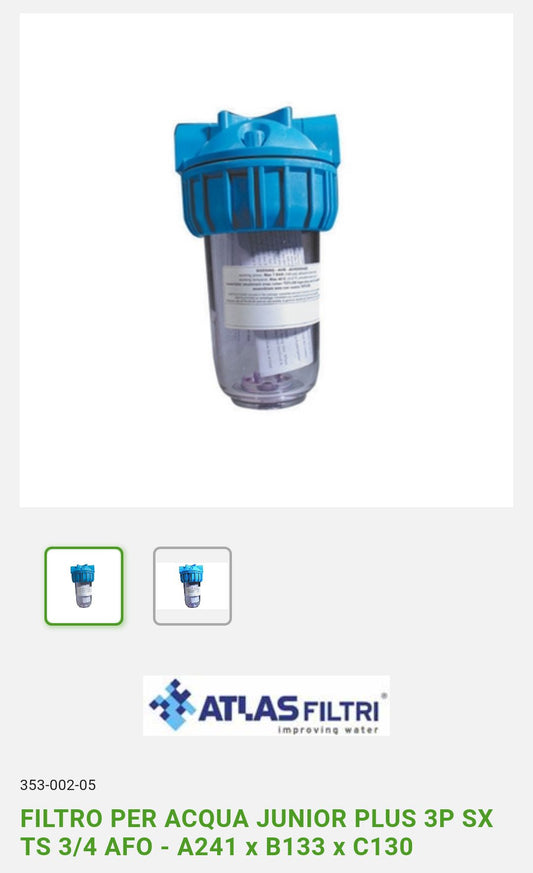 Junior water filter