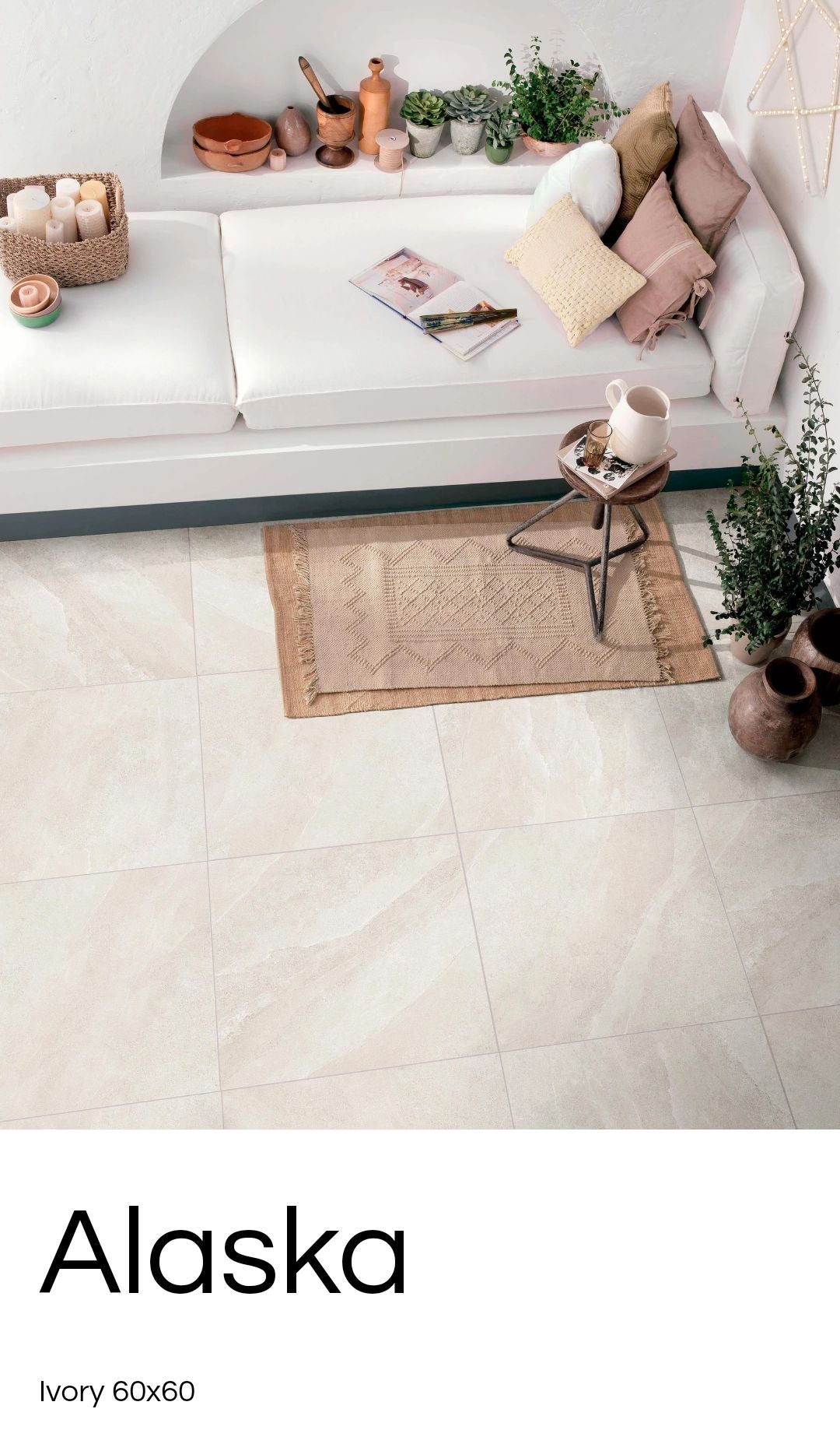 Alaska Ivory 60x60 Savoia Italia