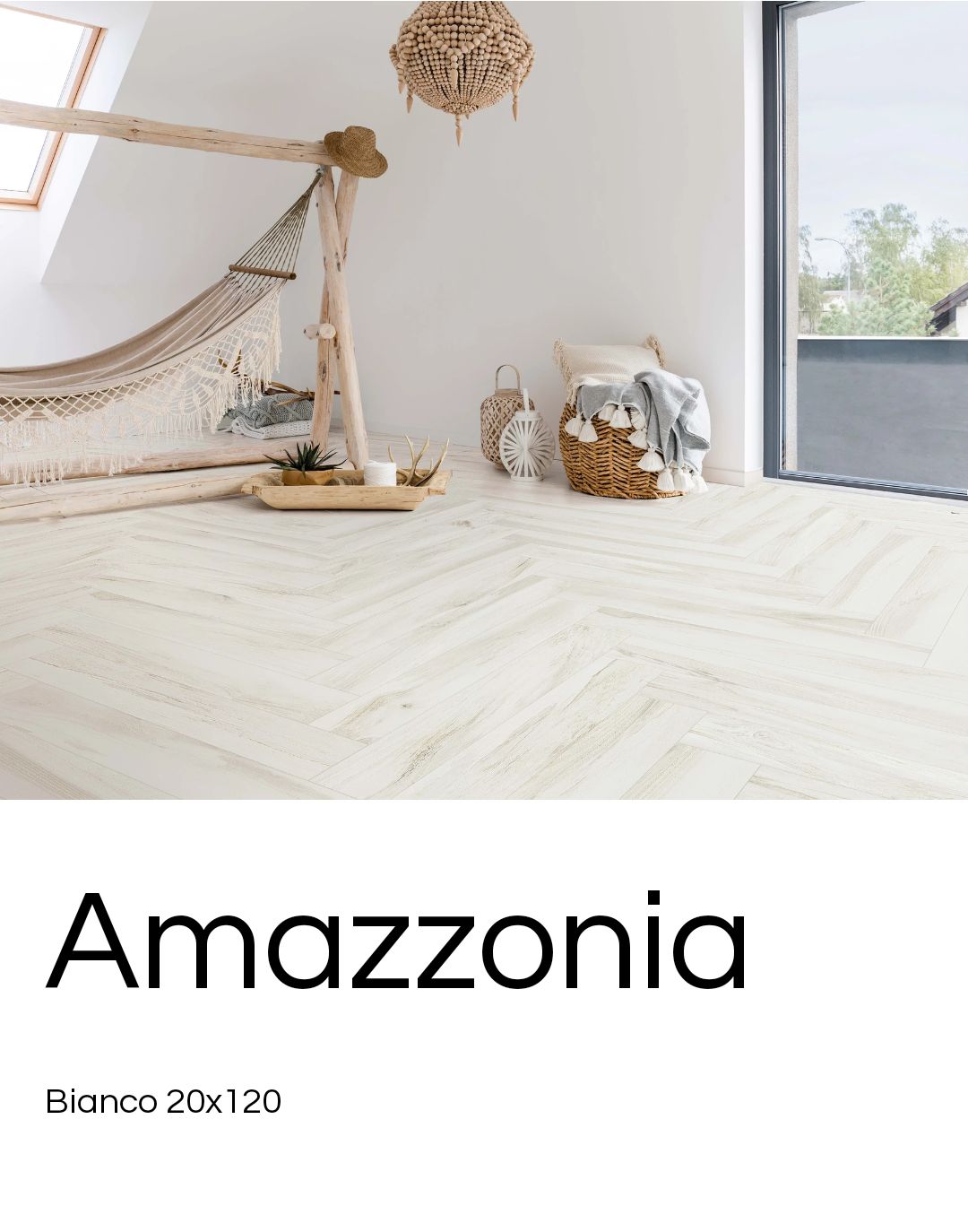 Amazonia White 20x120 Savoia Italy