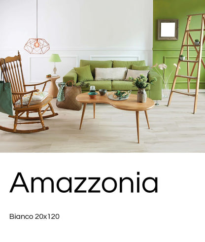 Amazonia White 20x120 Savoia Italy