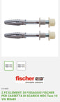 Elementi Fissaggio x Cassetta di Scarico M8x80 WDC Fischer