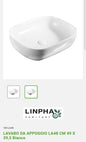 Lavabo da Appoggio Mod. LA 48 CM 49x39,5 Linpha