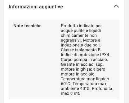 Elettropompa Autoadescante Mod. CJCT KW 0,75 Cacheng