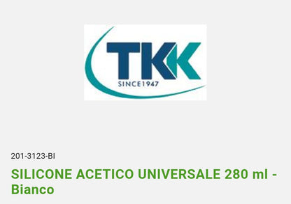 Silicone Acetico 280 Ml Bianco Tekasil