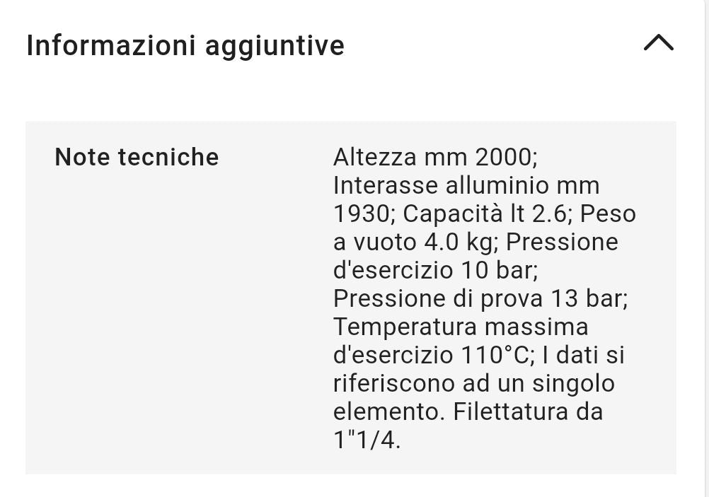 Radiatore Tubolare in Acciaio 3 Colonne Mod. 2000 DL 10 Elementi