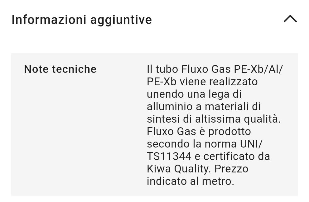 Tubo Multistrato Gas Corrugato D.26x3 Nicoll