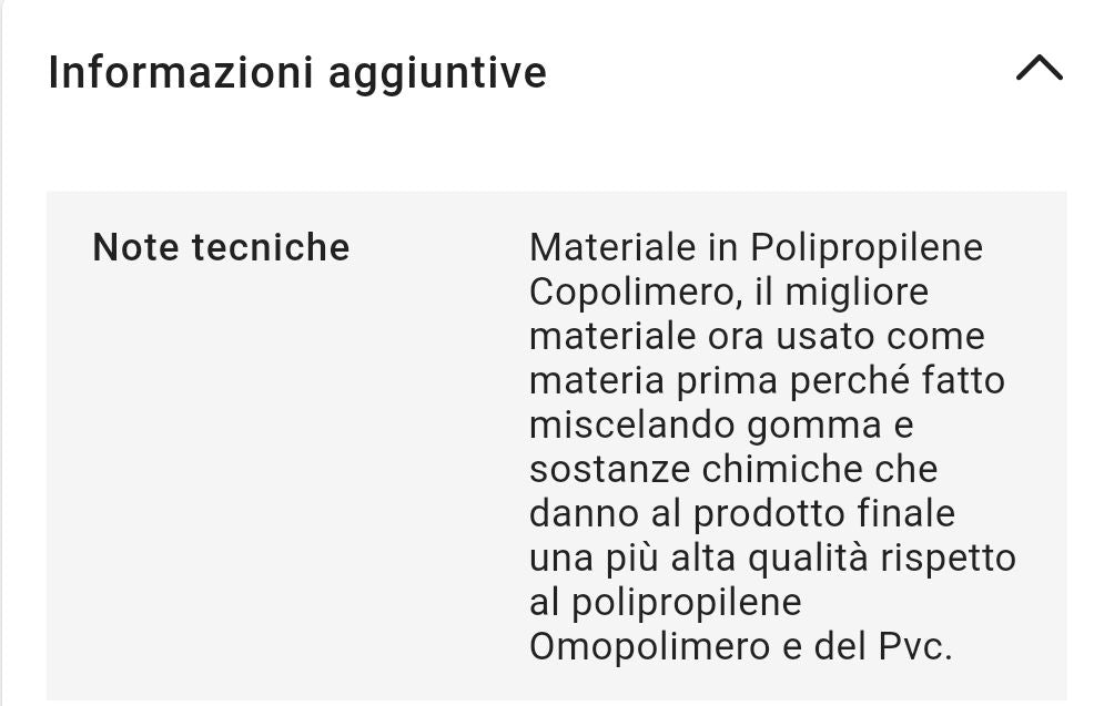 Chiusino di scarico sifonato in PP cm. 10X10