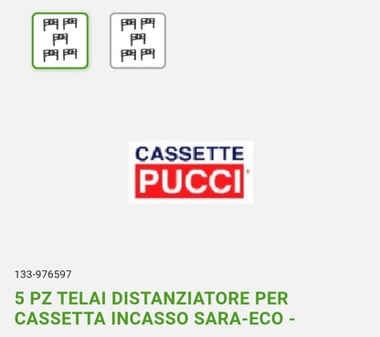 Telai Distanziatore per Cassetta Sara-Eco Pucci